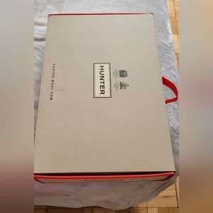 HUNTER Womens Tall Back Adjustable Rain Boots - LIKE NEW (only worn once)